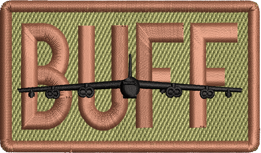Buff Demo Team ミリタリー パッチ ワッペン B-52 BUFF - Duty Identifier Patch with B-52