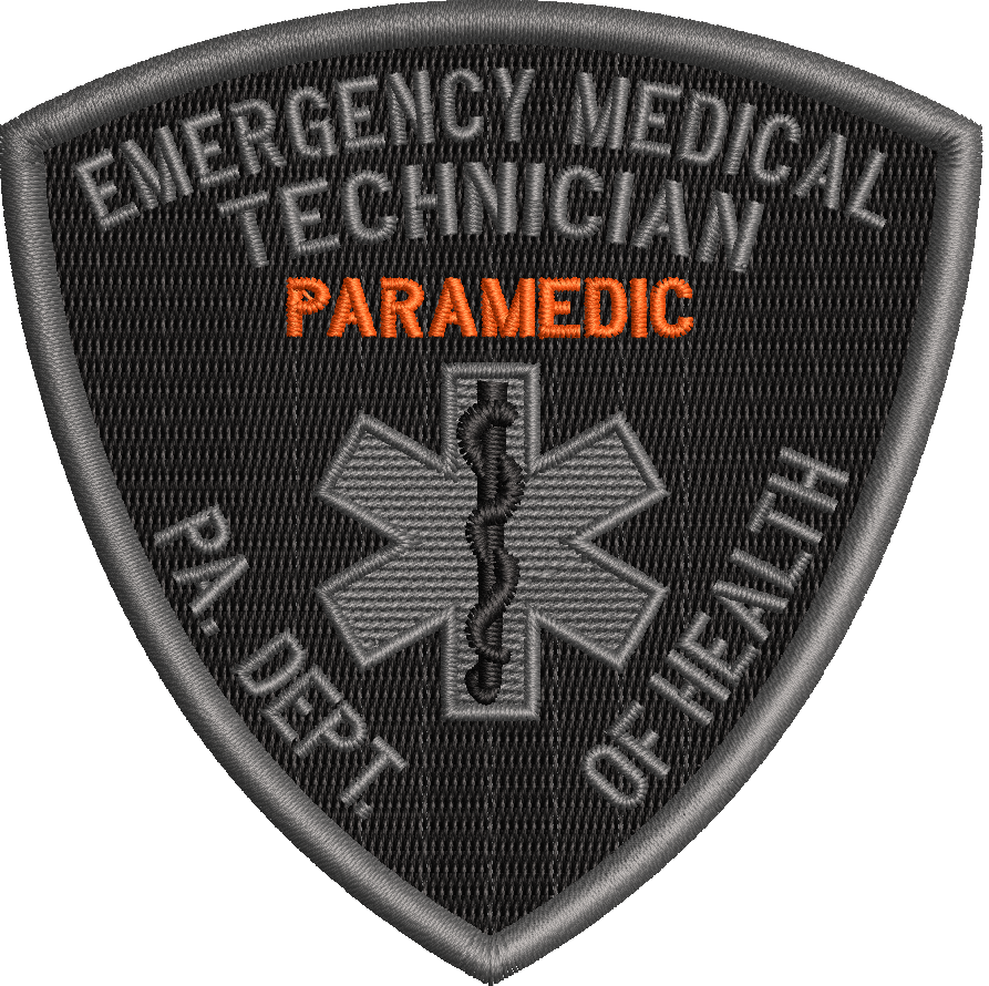 PVC Rubber Emergency Medical Technician Paramedic EMS Uniform Hook Patch Badge e PVC Rubber Emergency Medical Technician Paramedic EMS Uniform Hook Patch Badge e