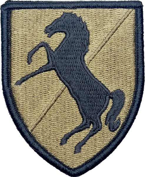 11th ACR OCP Patch – Blackhorse Regiment – Front View