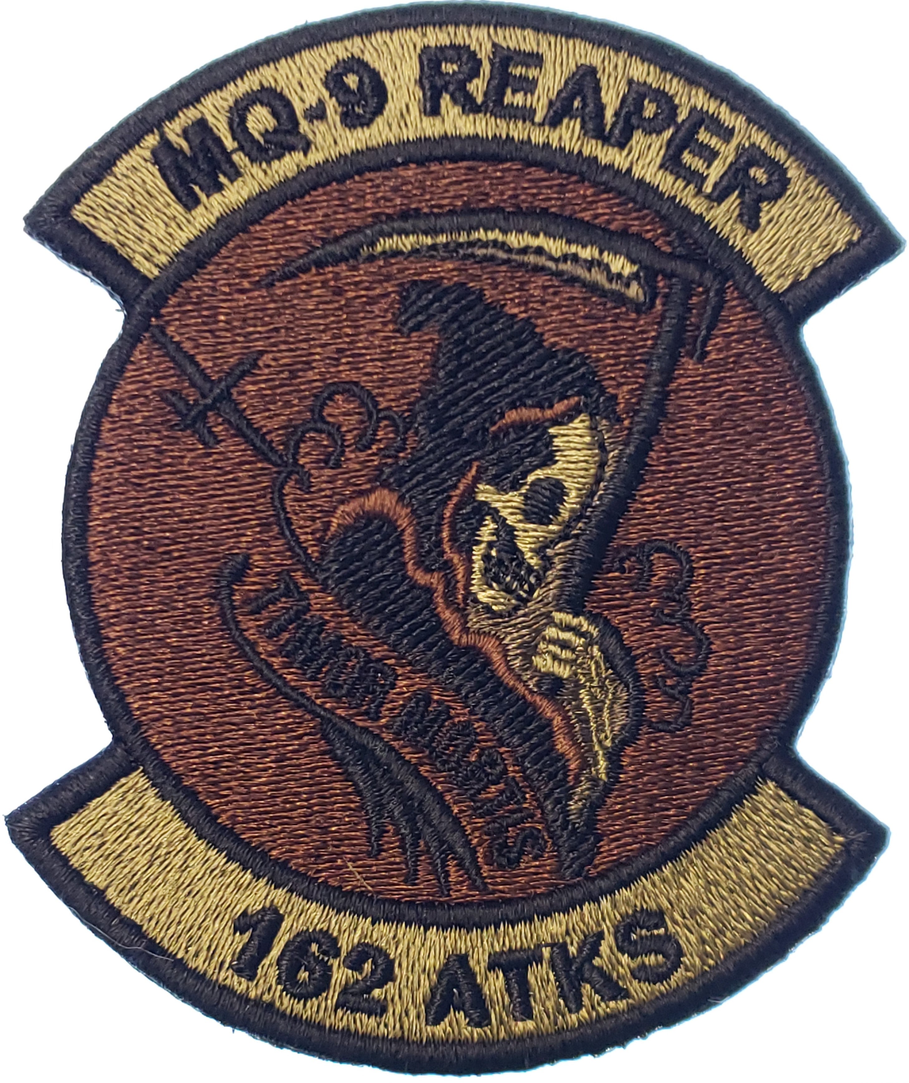 162nd Attack Squadron (ATKS) Patch - TIMOR MORTIS OCP