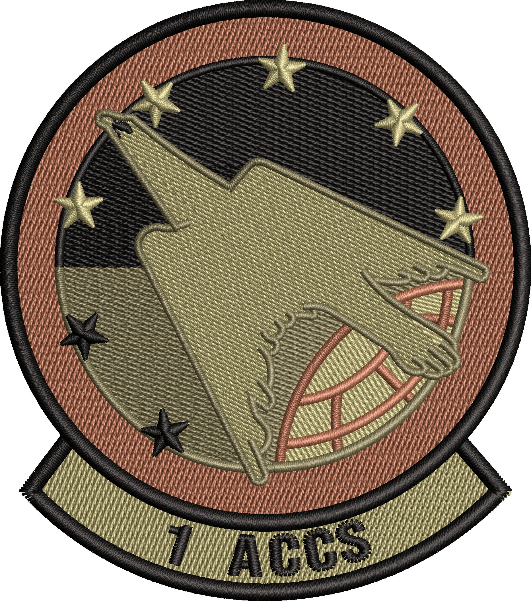 USAF 1st ACCS ナイトウォッチ　パッチ 1ST ACCS
