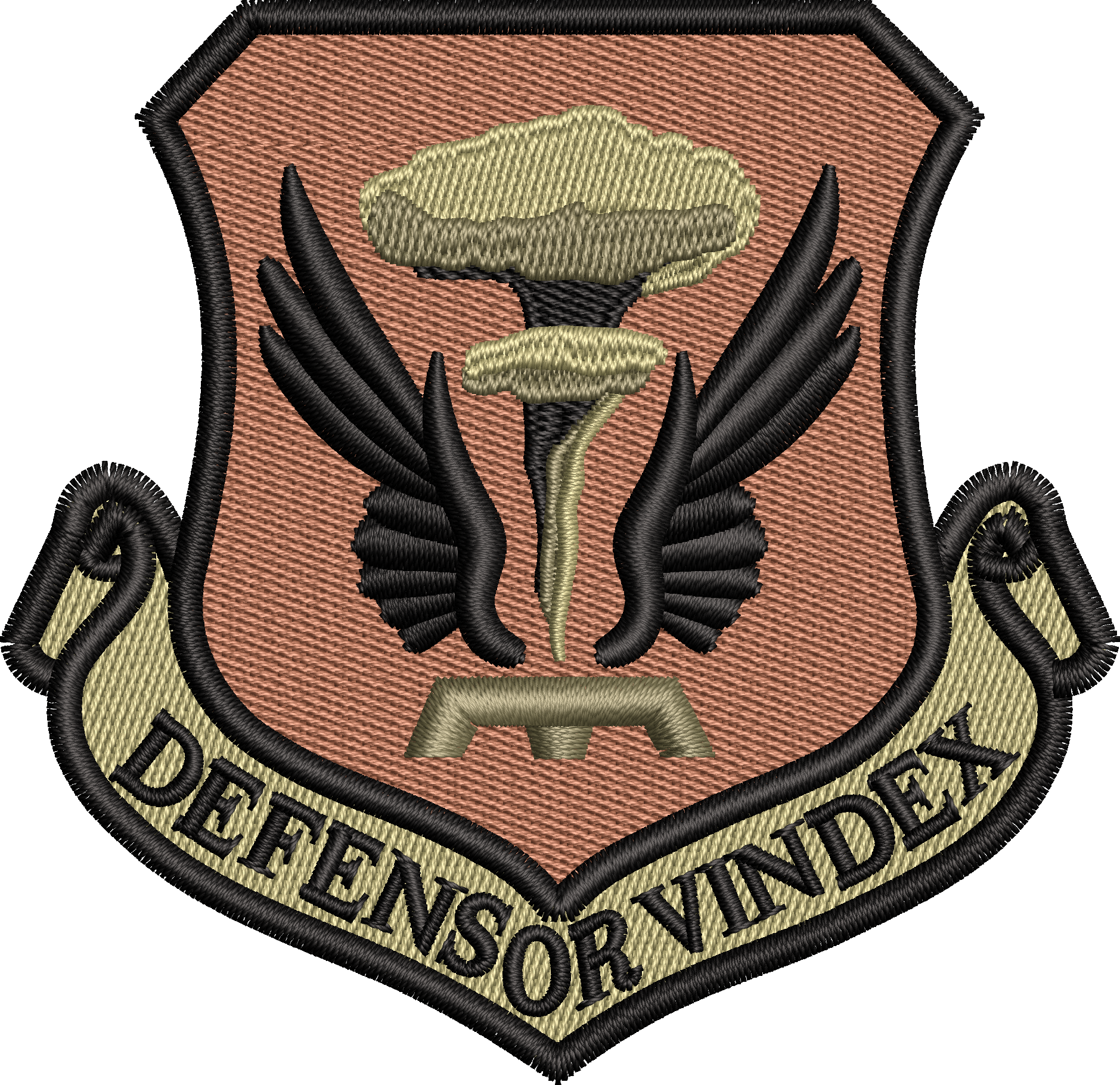 Braunschwerg Vbf エンブレム 509th Bombardment Wing (DEFENSOR VINDEX) - OCP patch