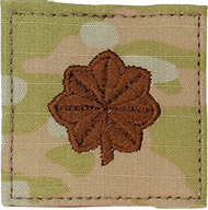 O4 Major- U.S. AIR FORCE OCP RANK -- W/HOOK BACKING