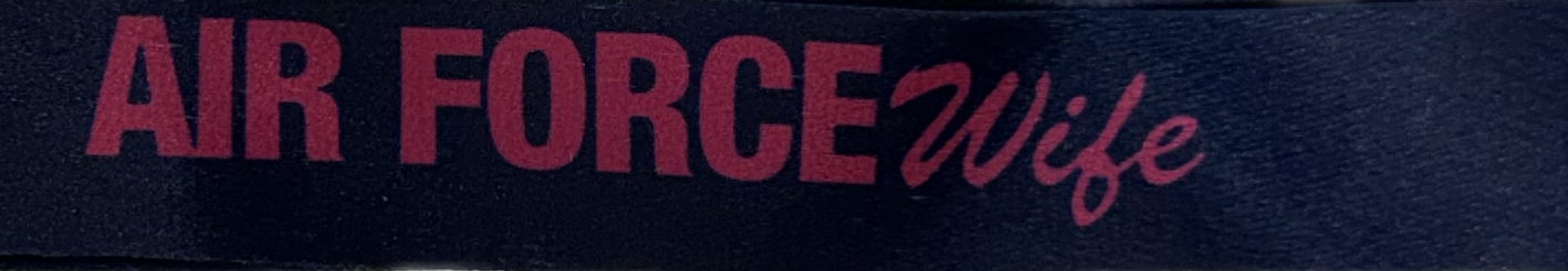 Air Force Wife - Lanyard