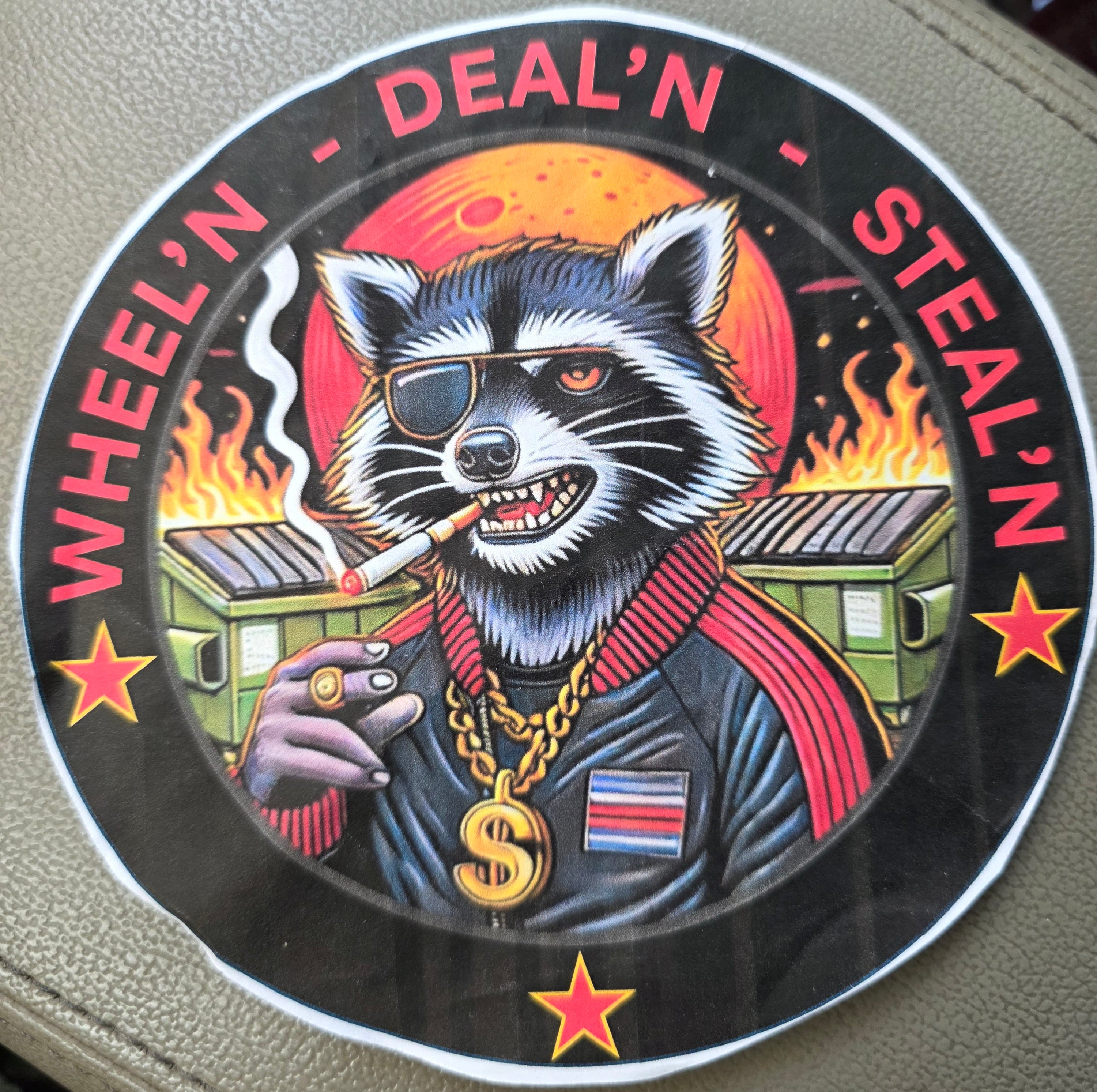 35 IS - WHEEL'N - DEAL'N - STEAL'N PVC