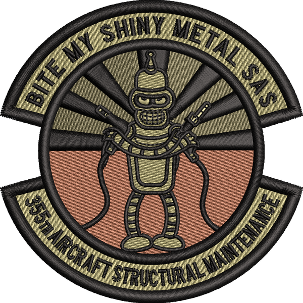 355th MAINTENANCE SQUADRON パッチ 355th Aircraft Structural Maintenance - OCP