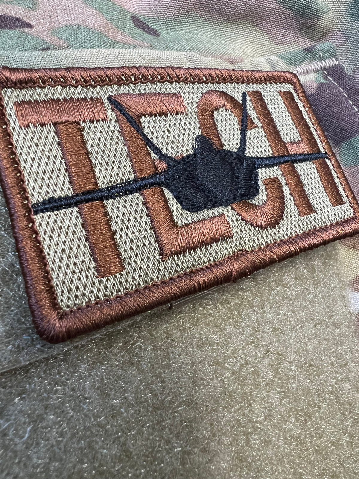 Tech Control Patch TECH - Duty Identifier Patch with F-22