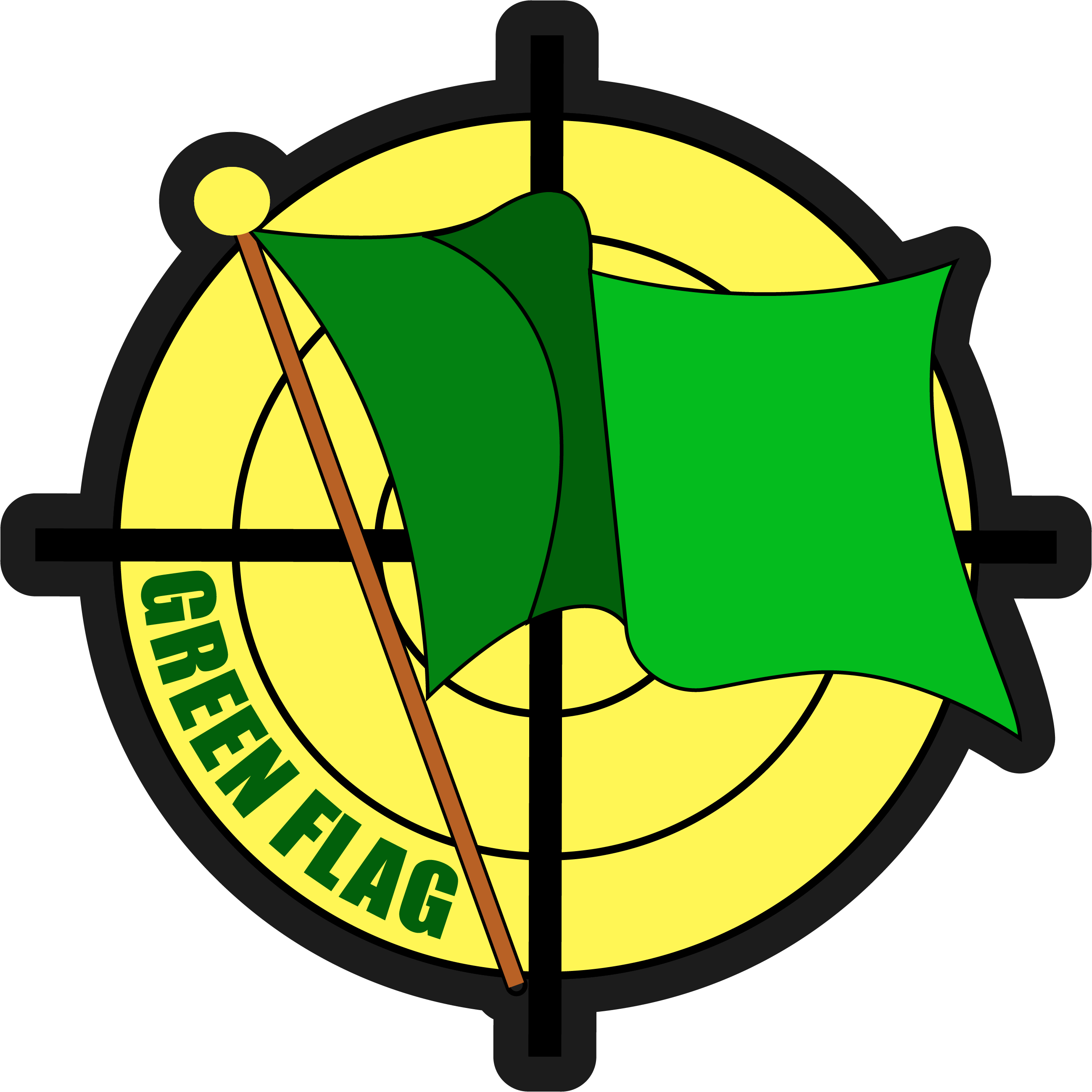 549 CTS - Green Flag Squadron - PVC - *Glow in the dark* VERSION 2