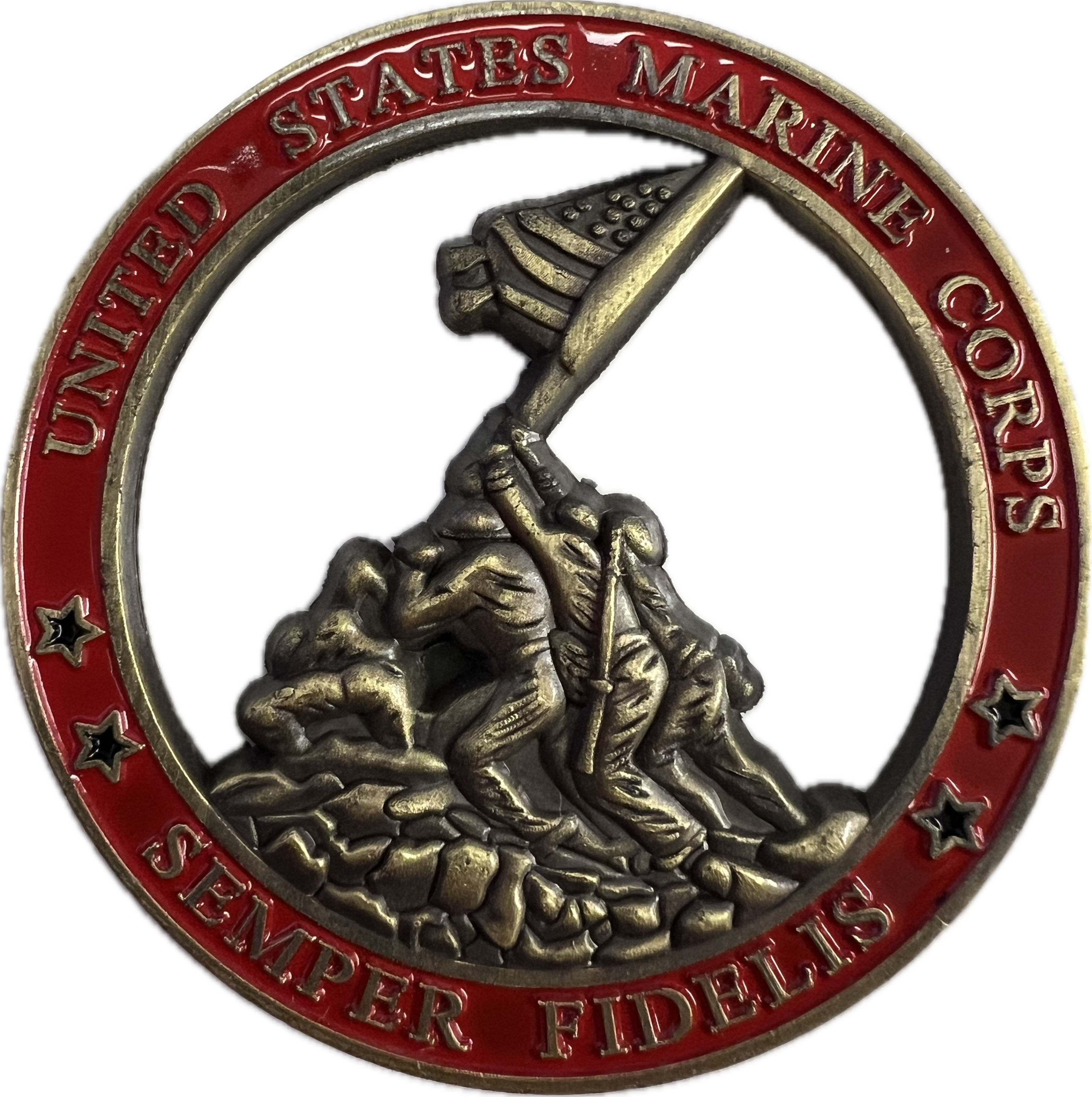 Marine Corps - Semper Fidelis - Iwo Jima - Coin