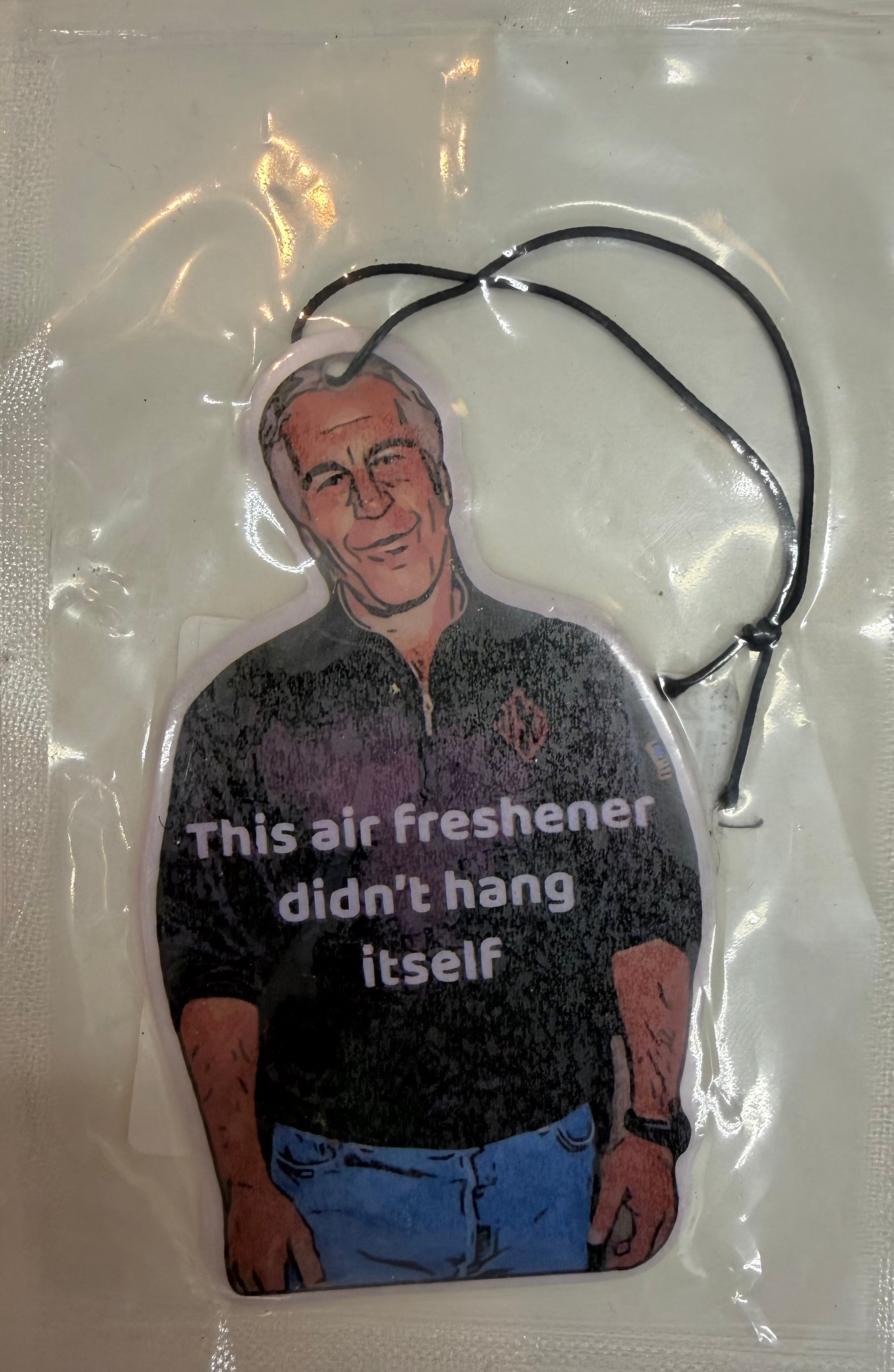 Jeffrey Epstein Car Air Freshener