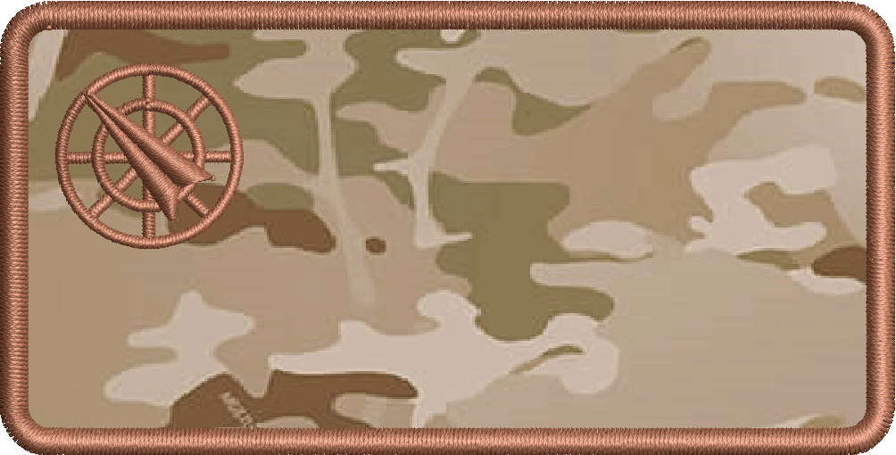 ABM Bullseye - MASSIF Flight Jacket Name Tag - OCP FABRIC