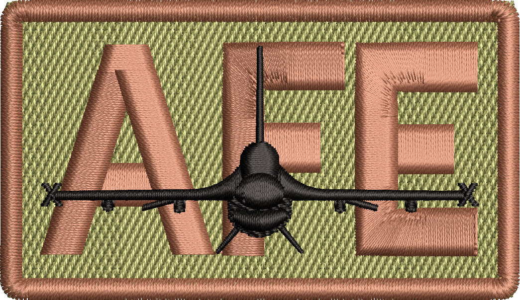 AFE- Duty Identifier Patch with F-16