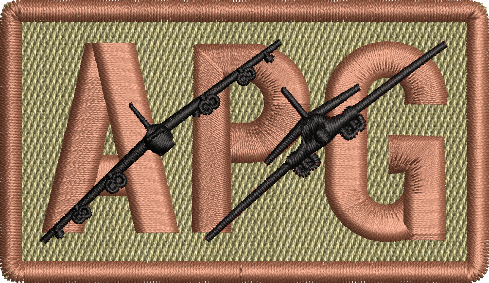 APG - Duty Identifier Patch with B-52 and B-1