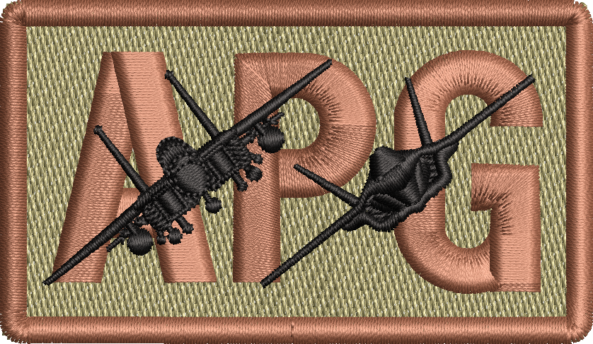 APG - Duty Identifier Patch with F-15 and F-35
