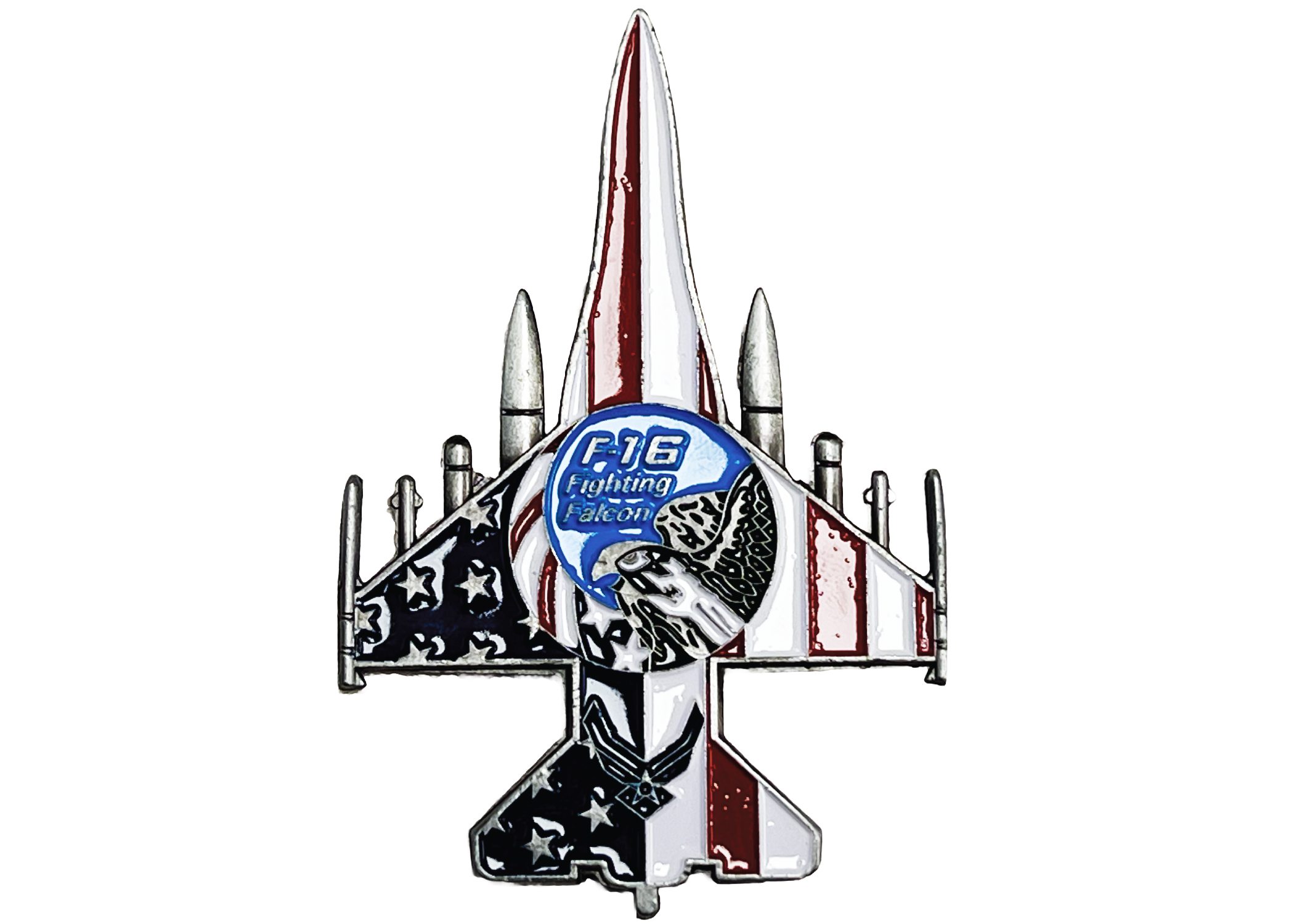 Aircraft Shaped Coin - F-16 Fighting Falcon