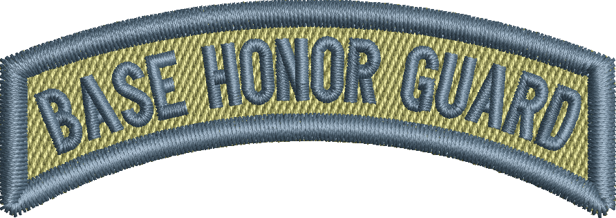 Base Honor Guard - Rocker Tab *SPACE BLUE*