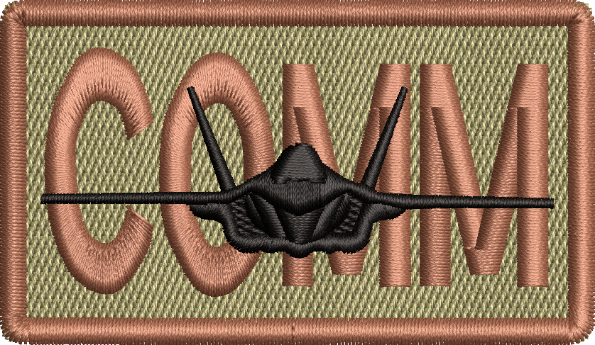 COMM - Duty Identifier Patch with F-35