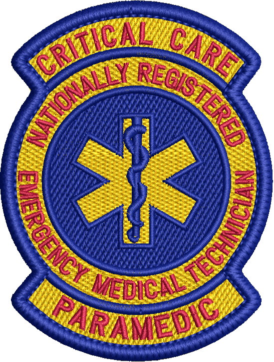 NREMT - Critical Care Paramedic - BLUE & YELLOW