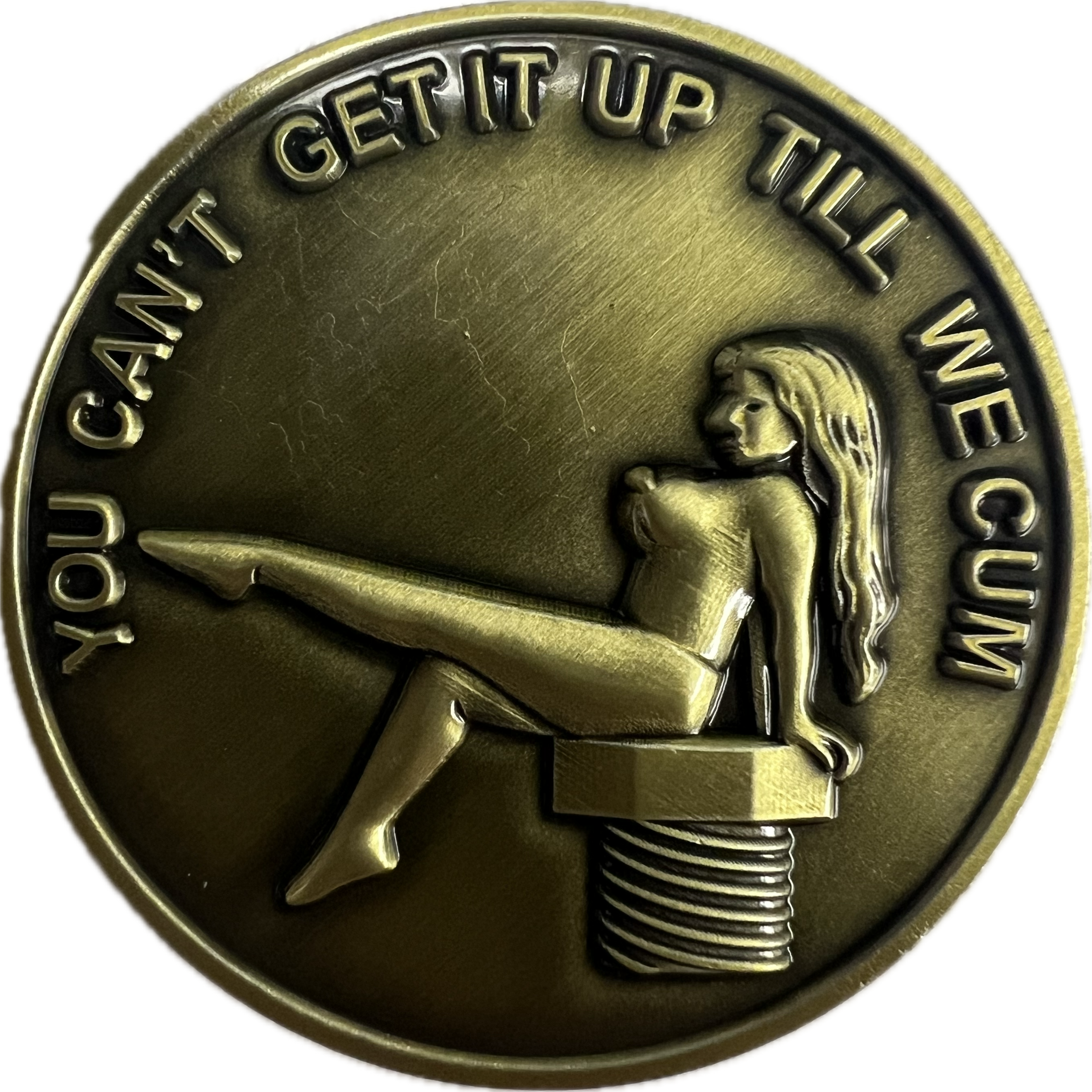 D.I.N.S.T.A.R, You Can't Get it up Till We...  - Challenge Coin (NSFW)