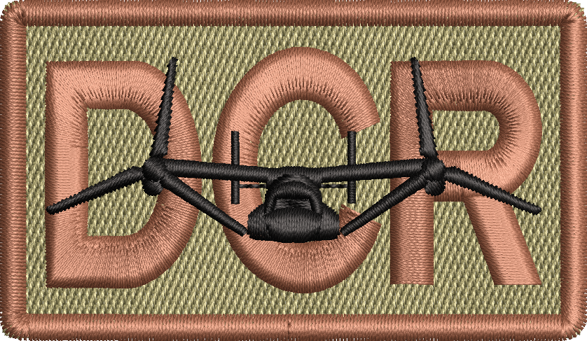 DCR - Duty Identifier Patch with CV-22 (Fixed-Wing)