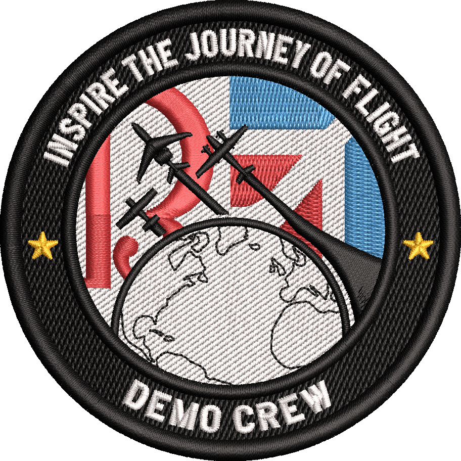 Flight Operations - Demo Crew - 1 Star (Black & White)