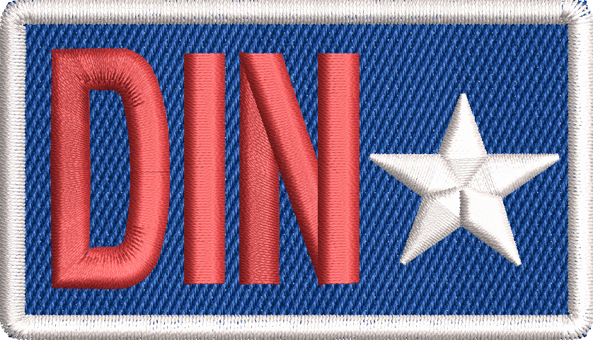 DIN - Duty Identifier Patch with Star (Color) (DINSTAR)