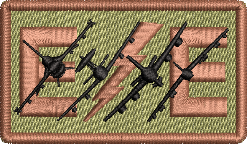 E/E - Duty Identifier Patch with F-16, E-3, KC-135, and B-52