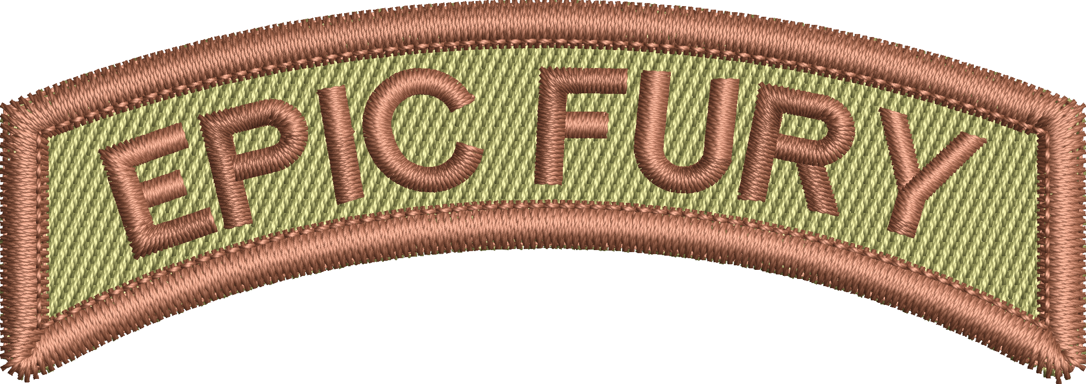 EPIC FURY - Large Rocker Tab