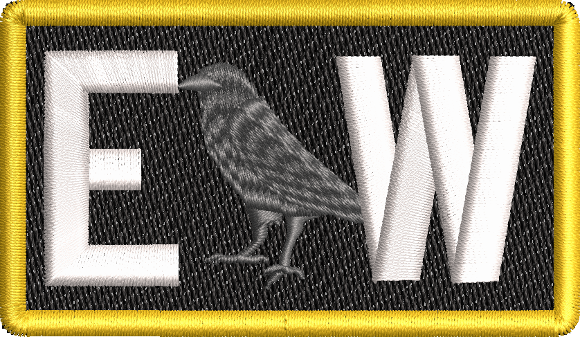EW - Duty Identifier Patch with Raven - YELLOW