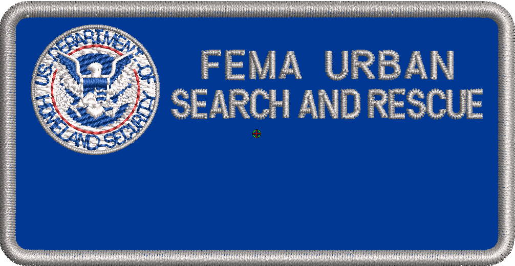 FEMA Urban Search And Rescue *SILVER Name Tag