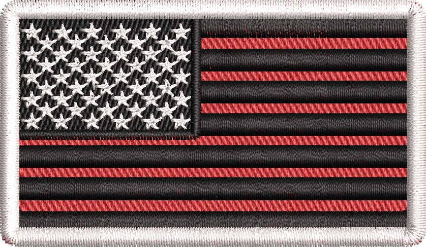 American Flag (RED AND BLACK)
