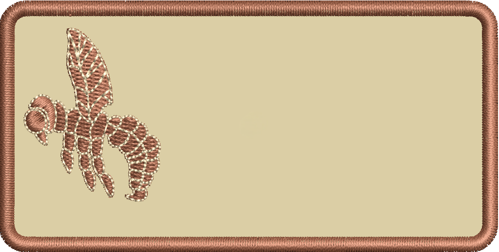 GREEN HORNET - Name Tag *DESERT