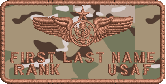 MASSIF Flight Jacket Name Tag - OCP FABRIC