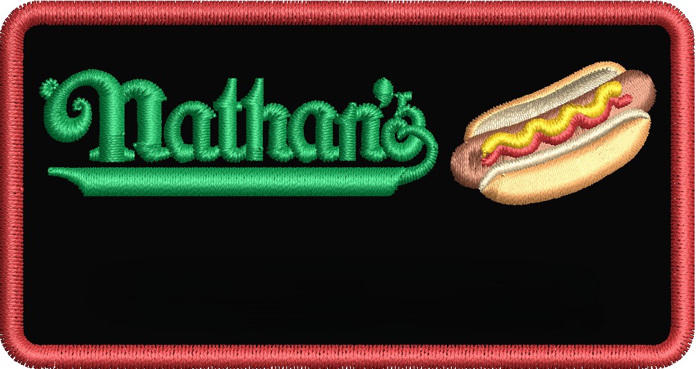 Nathan's Famous - Flight Suit Name Tag