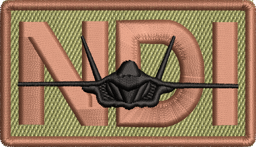 NDI - Duty Identifier Patch with F-35