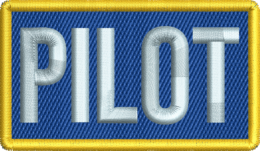 PILOT - Duty Identifier Patch (BLUE)