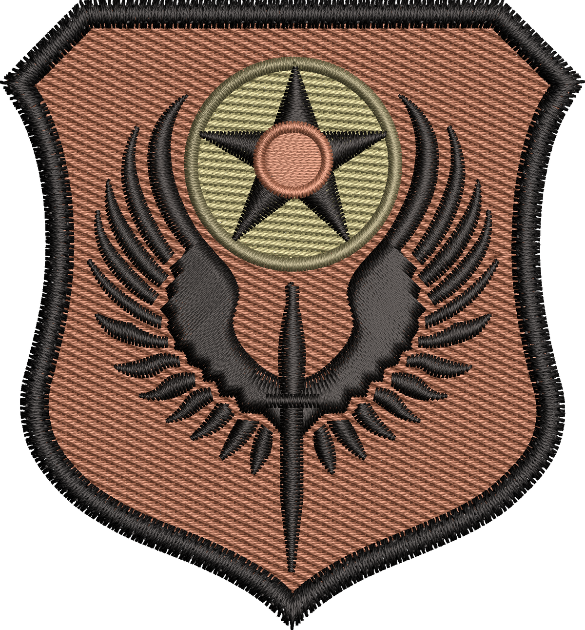 United States Air Force USAF Tactical Air Command Embroidered Patch, with Iron-On Adhesive (Subdued United States Air Force USAF Tactical Air Command Embroidered Patch, with Iron-On Adhesive (Subdued