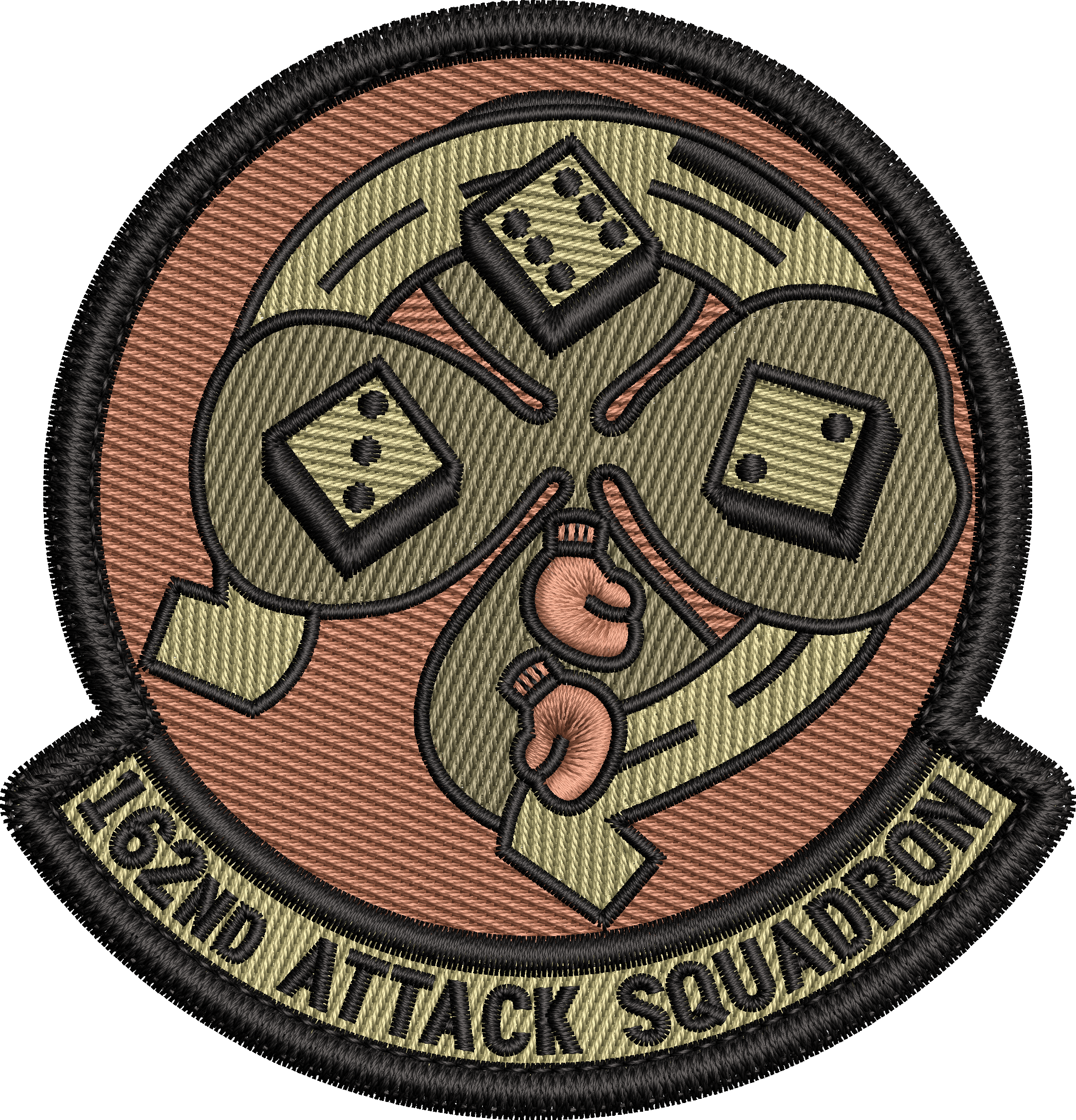 162nd Attack Squadron (ATKS) Patch OCP