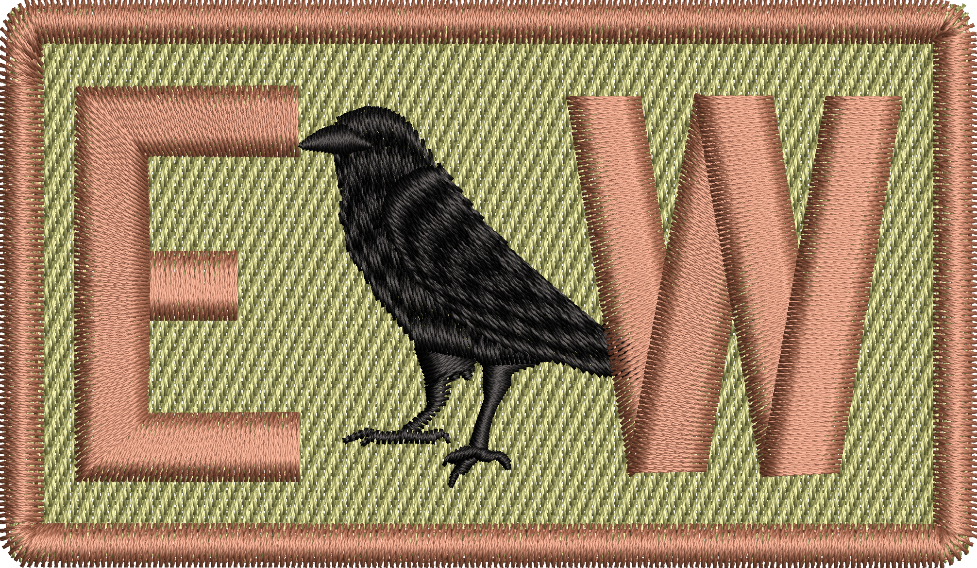 EW - Duty Identifier Patch with Black Raven