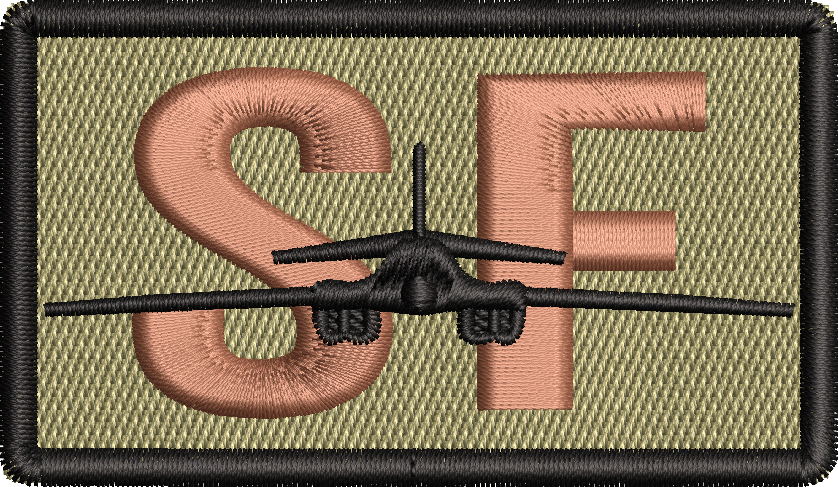 SF - Duty Identifier Patch with B-1 (BLACK BORDER)