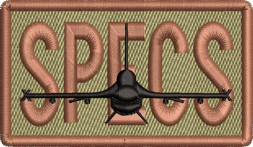 SPECS - Duty Identifier Patch with F-16