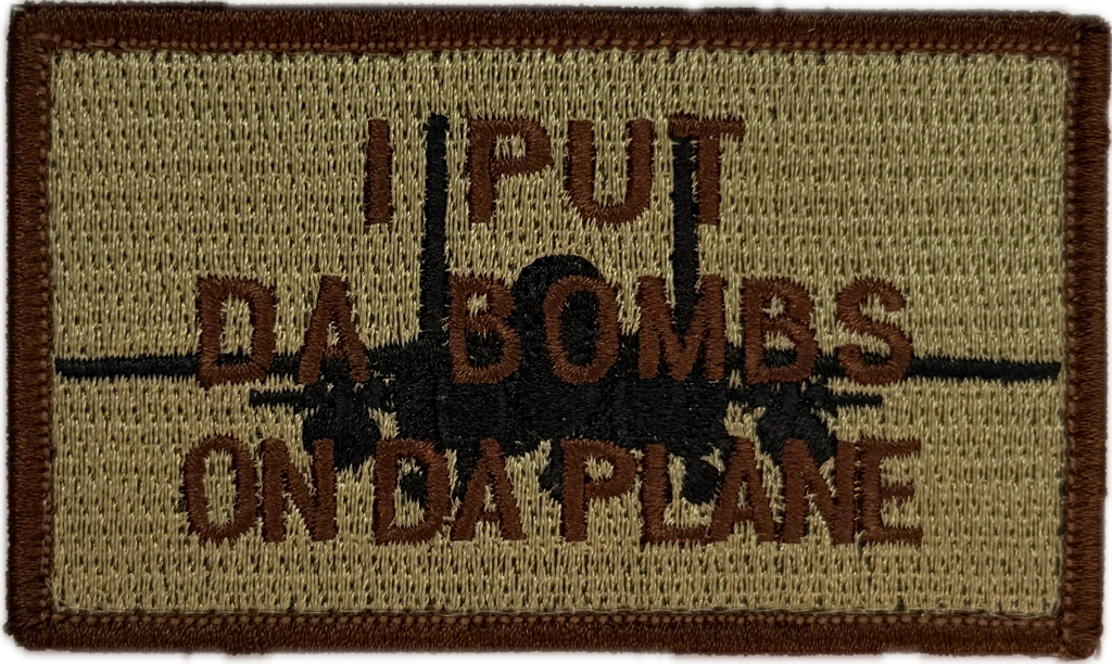 DA BOMBS - Custom Duty Identifier Patch with F-15E