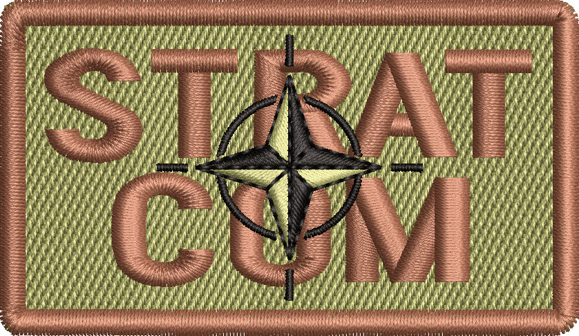 STRATCOM - Duty Identifier Patch with NATO STAR