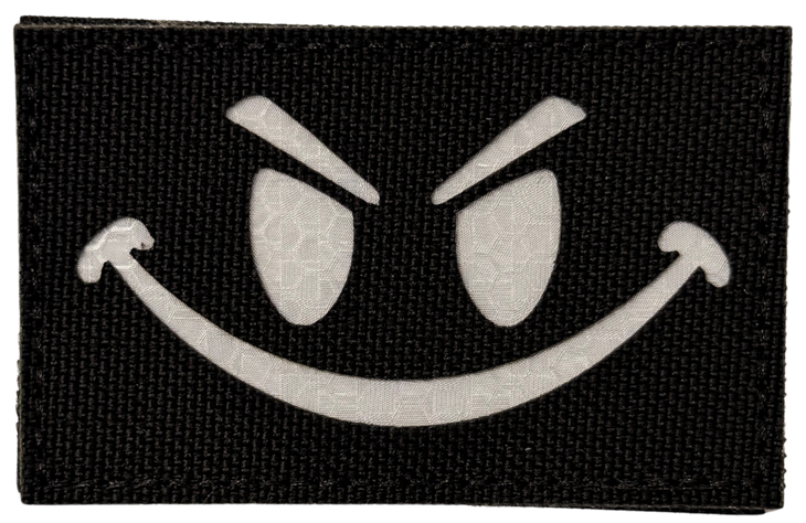 Smiley Face - Reflective Patch