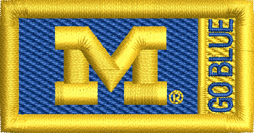 University of Michigan-Go Blue Pen Tab