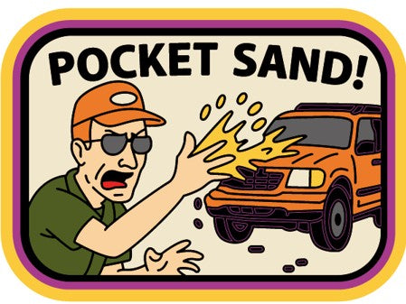 Pocket Sand Label Pocket Sand - PVC TAB