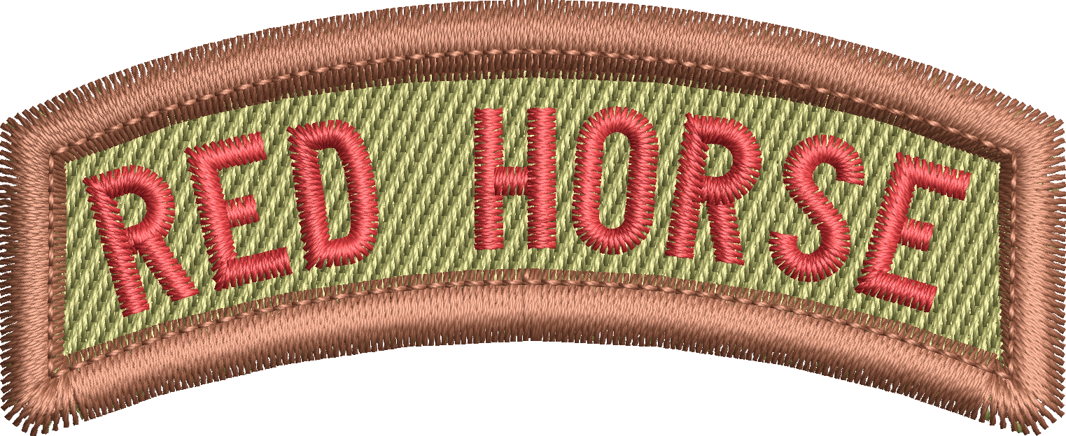 Red Horse - Rocker Tab