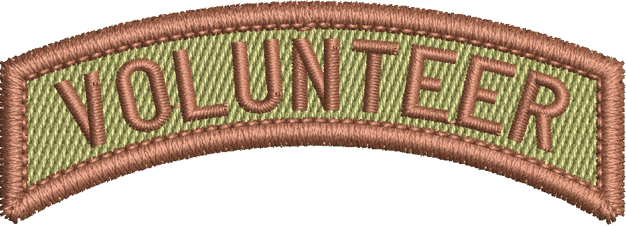 VOLUNTEER - Rocker Tab