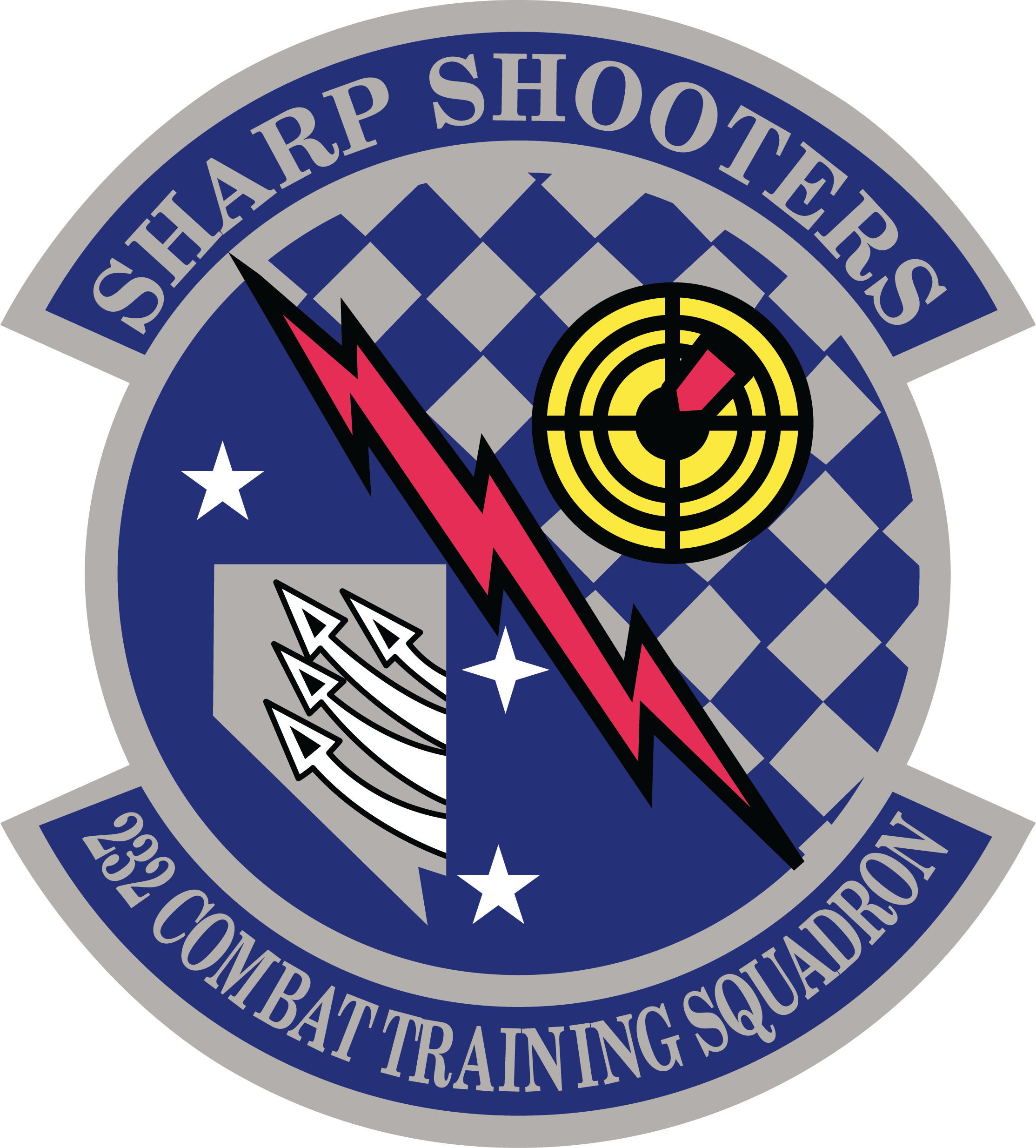 232 Combat Training Squadron - Sharp Shooters COLOR ZAP