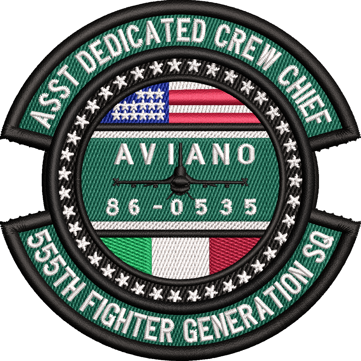 555th Fighter Generations SQ *ASST Dedicated Crew Chief*